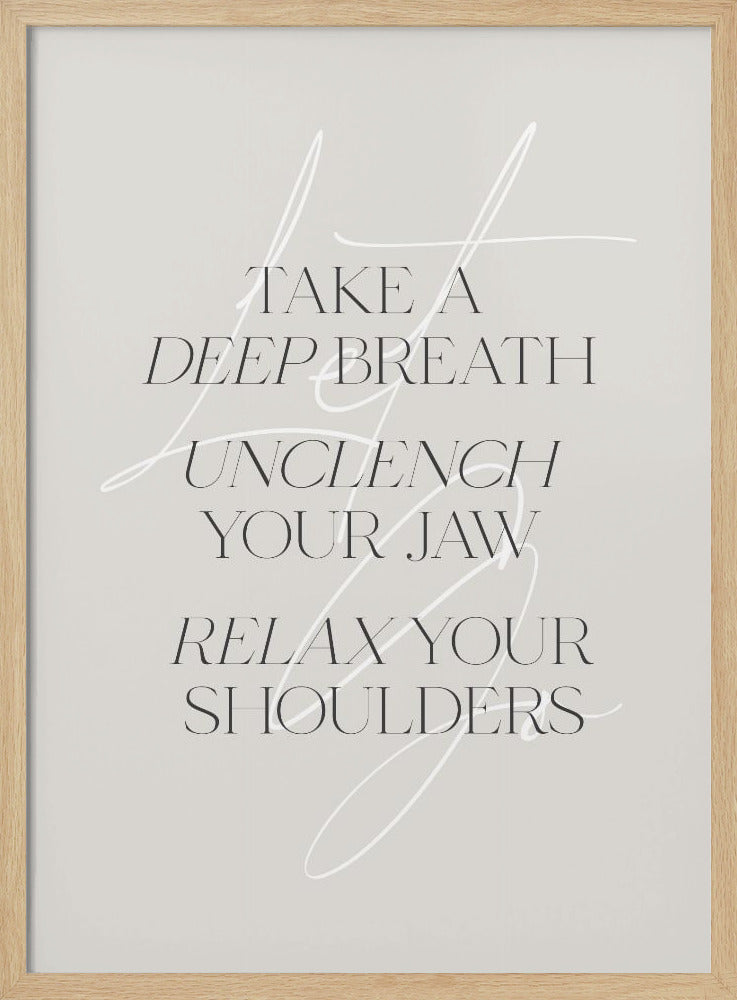 Relax - Poster / Art Print