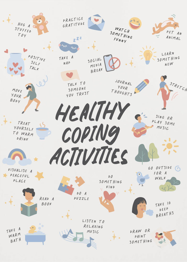 Coping Activities - Poster / Art Print