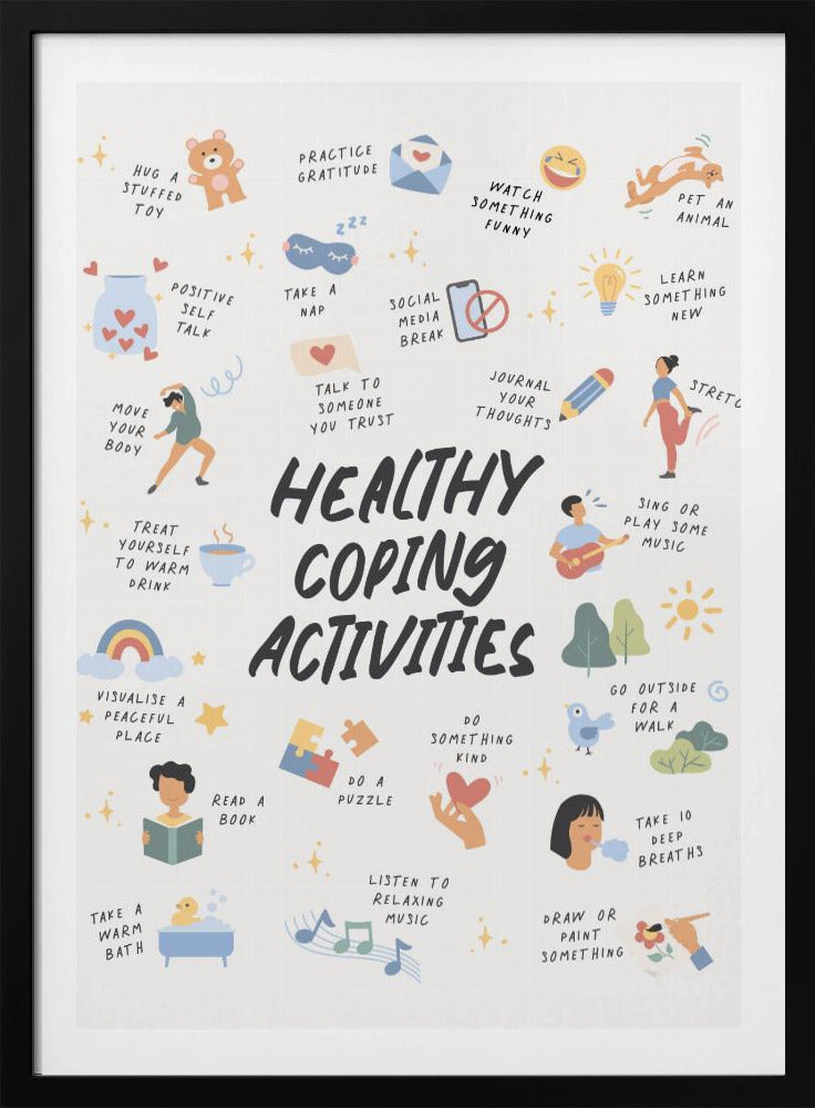 Coping Activities - Poster / Art Print