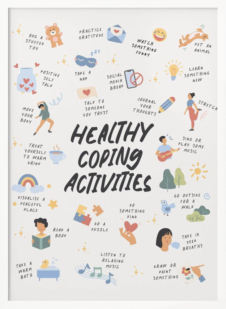 Coping Activities - Poster / Art Print