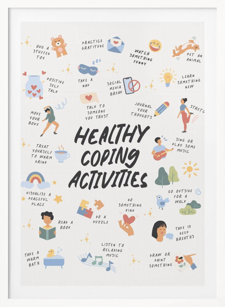Coping Activities - Poster / Art Print