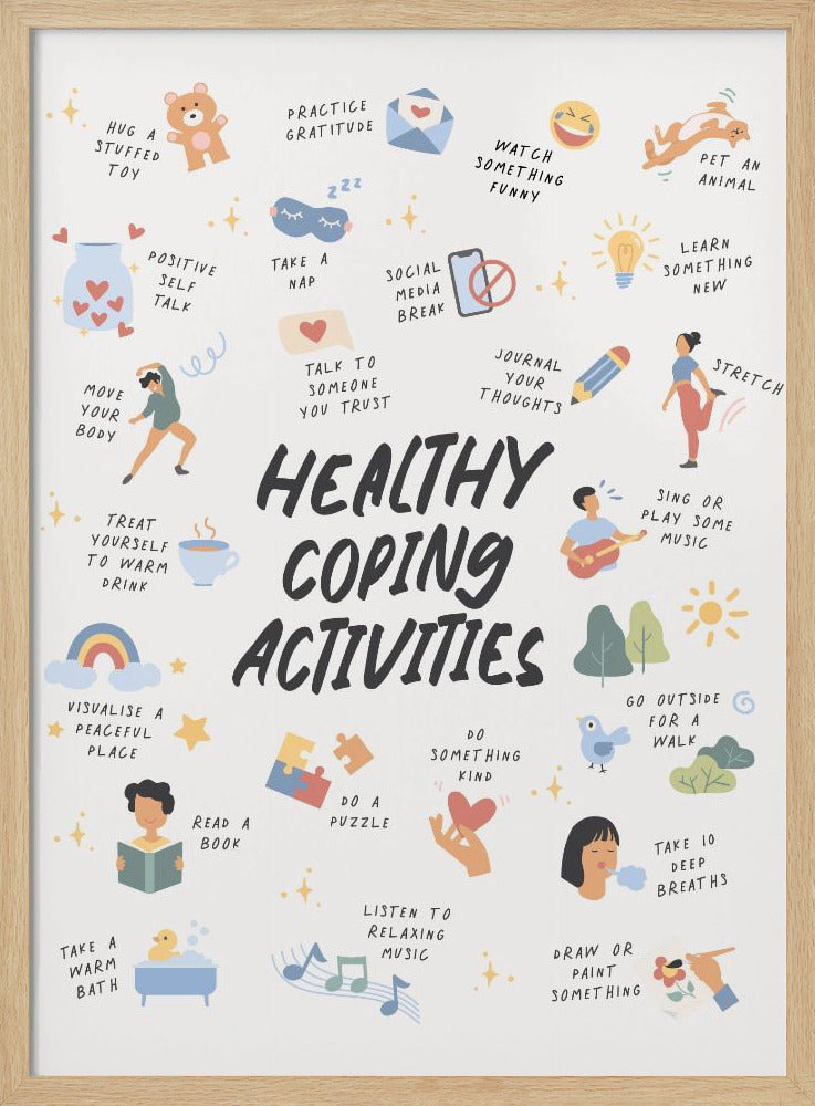 Coping Activities - Poster / Art Print