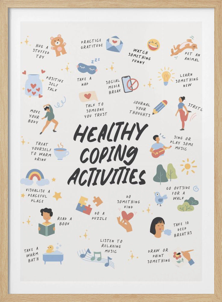Coping Activities - Poster / Art Print