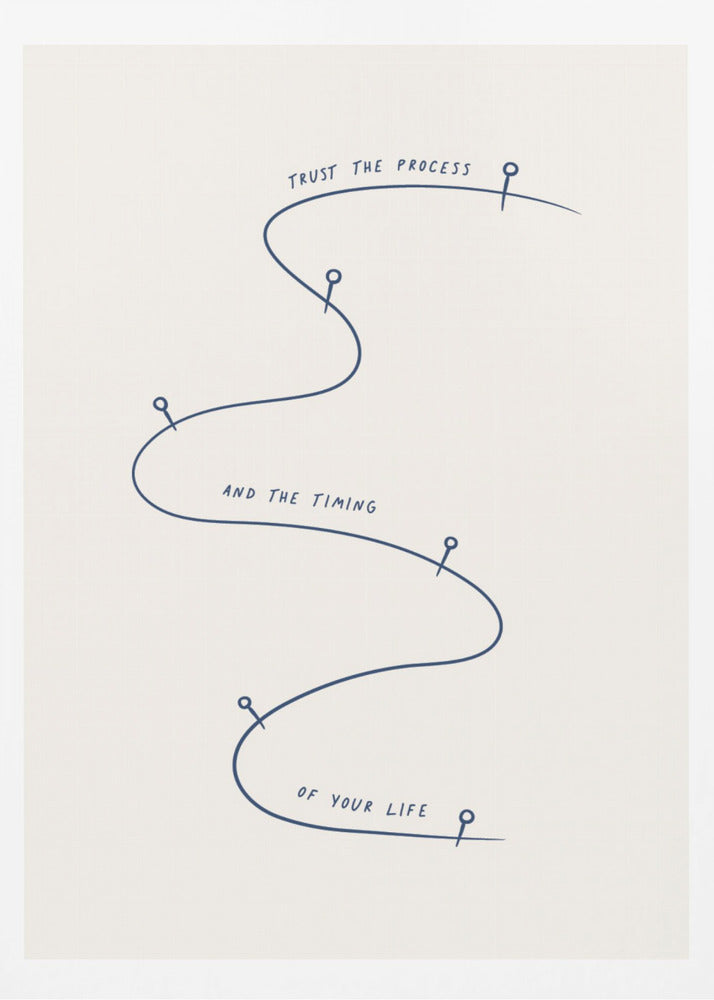 Trust The Process - Poster / Art Print