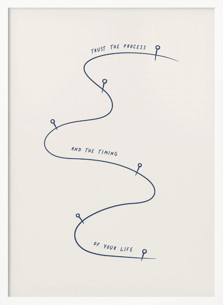 Trust The Process - Poster / Art Print