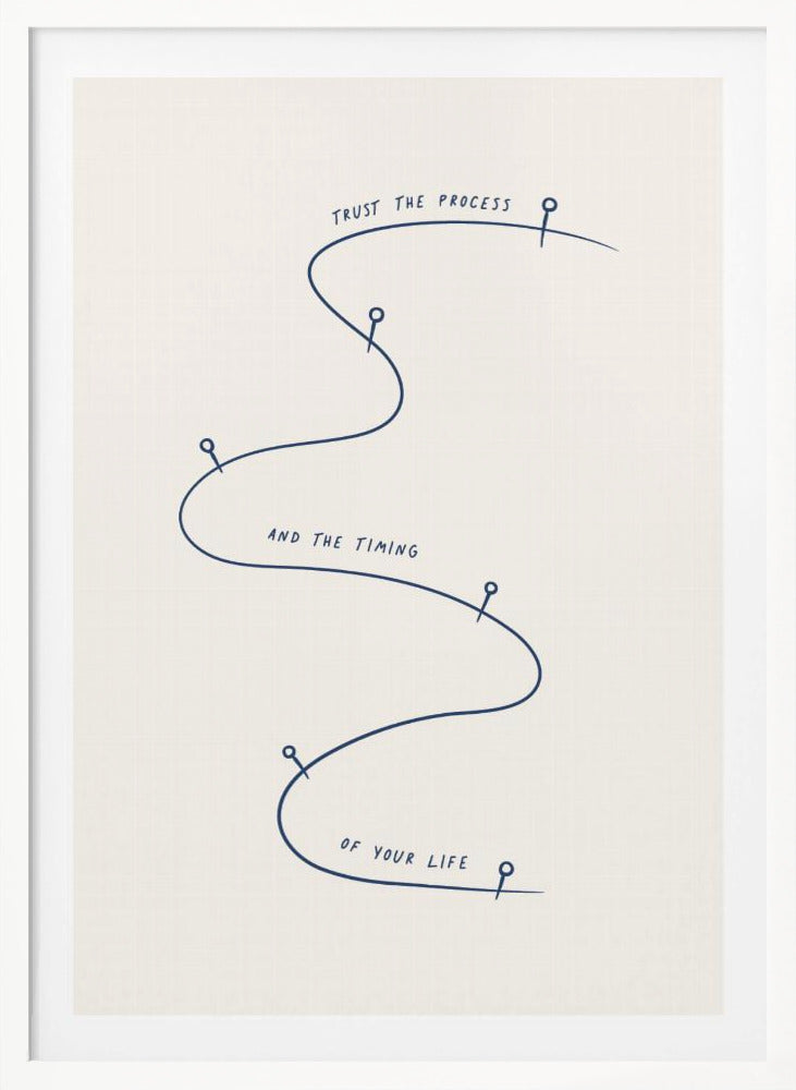 Trust The Process - Poster / Art Print