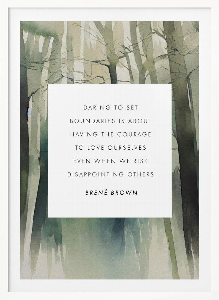 Boundaries - Poster / Art Print