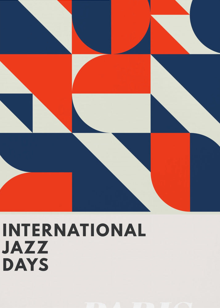Jazz Days Paris - Poster / Art Print