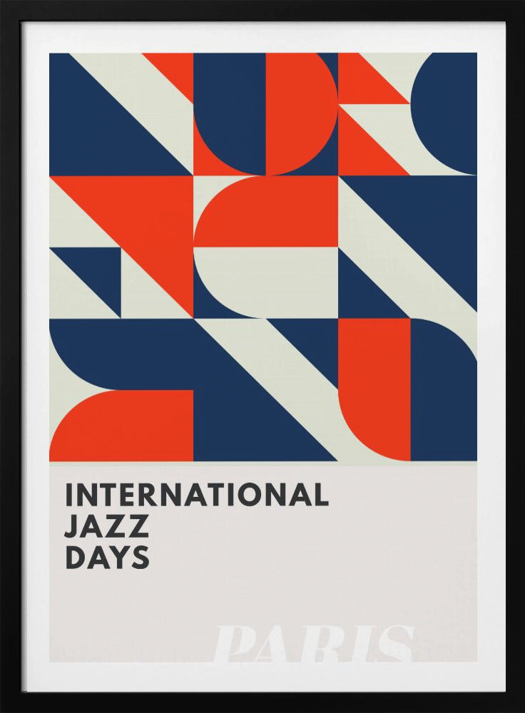 Jazz Days Paris - Poster / Art Print