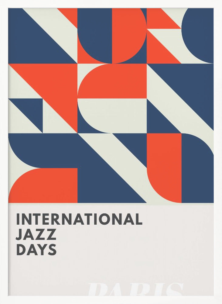 Jazz Days Paris - Poster / Art Print