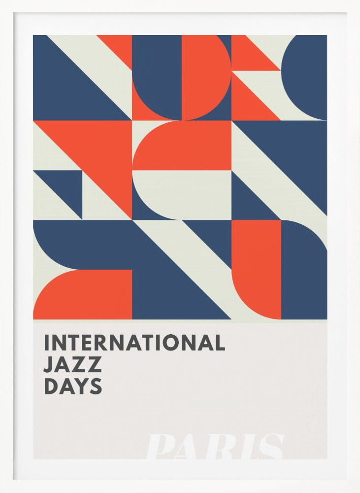 Jazz Days Paris - Poster / Art Print