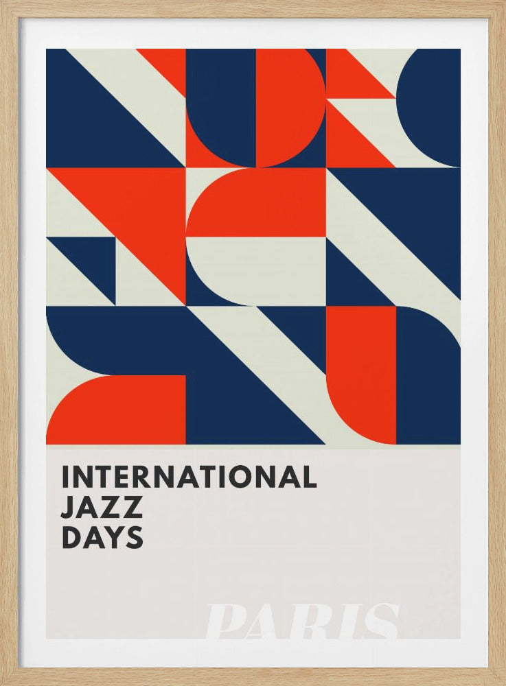 Jazz Days Paris - Poster / Art Print