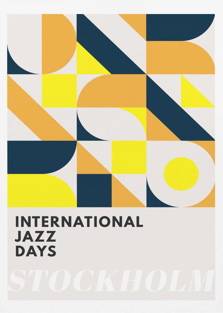 Jazz Days Stockholm - Poster / Art Print