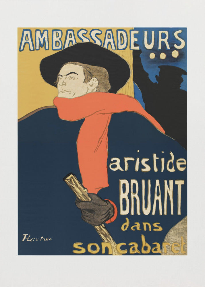 Ambassadeurs Aristide Bruant Dans Son Cabaret (1892) - Poster / Art Print