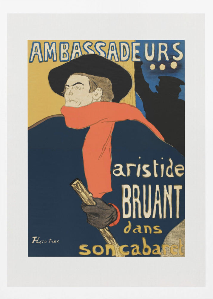 Ambassadeurs Aristide Bruant Dans Son Cabaret (1892) - Poster / Art Print