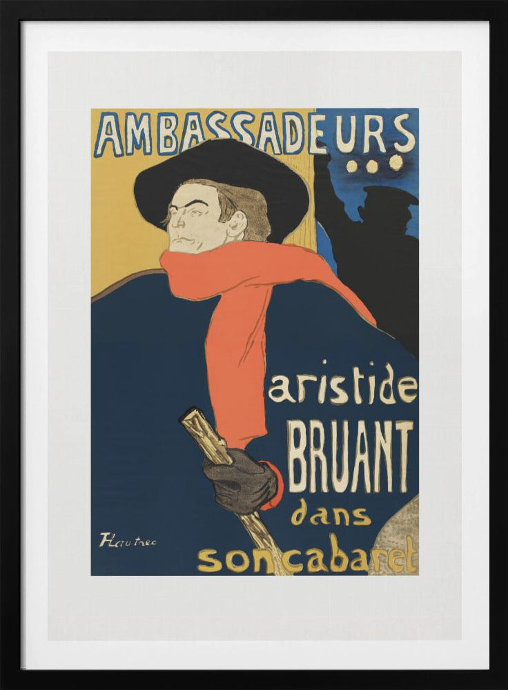 Ambassadeurs Aristide Bruant Dans Son Cabaret (1892) - Poster / Art Print
