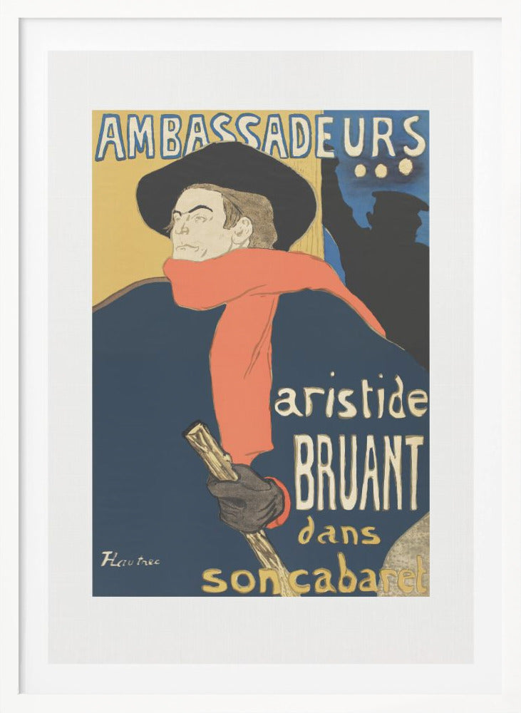 Ambassadeurs Aristide Bruant Dans Son Cabaret (1892) - Poster / Art Print