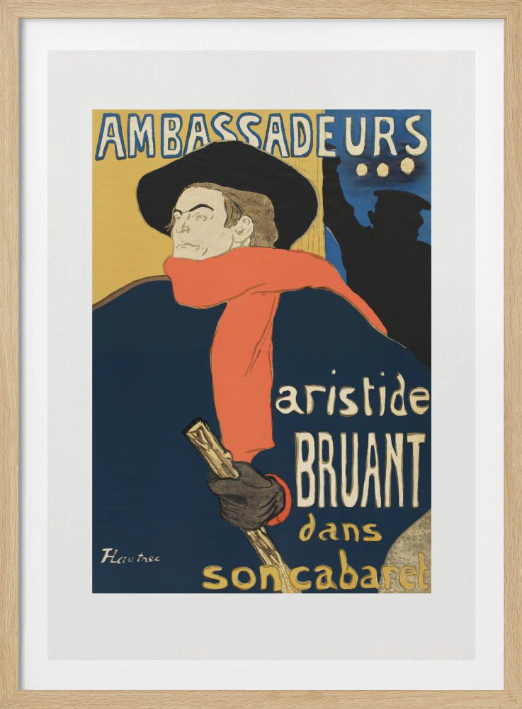 Ambassadeurs Aristide Bruant Dans Son Cabaret (1892) - Poster / Art Print