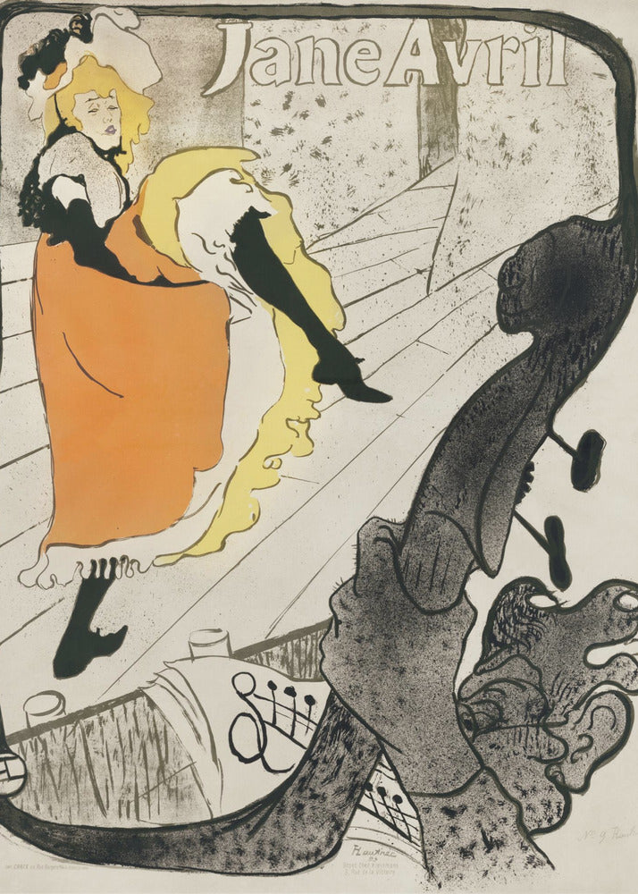 Jane Avril (1893) - Poster / Art Print