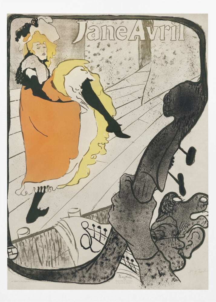 Jane Avril (1893) - Poster / Art Print
