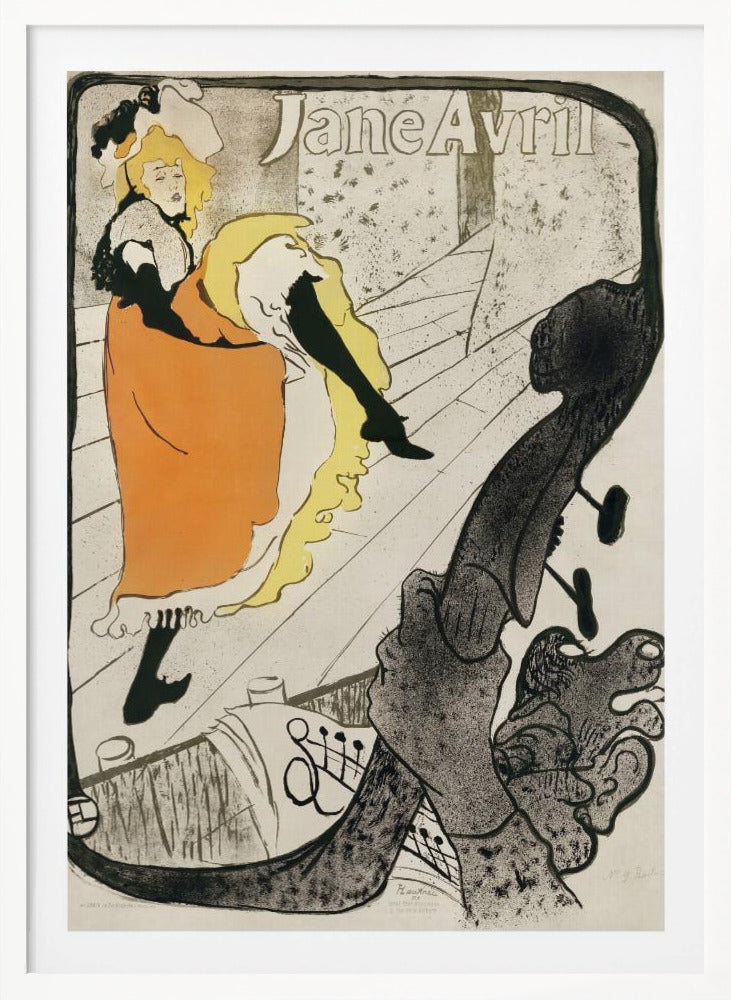 Jane Avril (1893) - Poster / Art Print