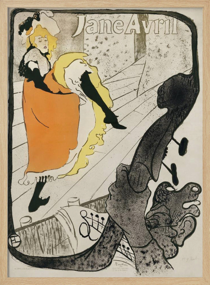 Jane Avril (1893) - Poster / Art Print