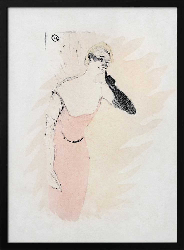 Yvette Guilbert In columbine a Pierrot (1894) - Poster / Art Print