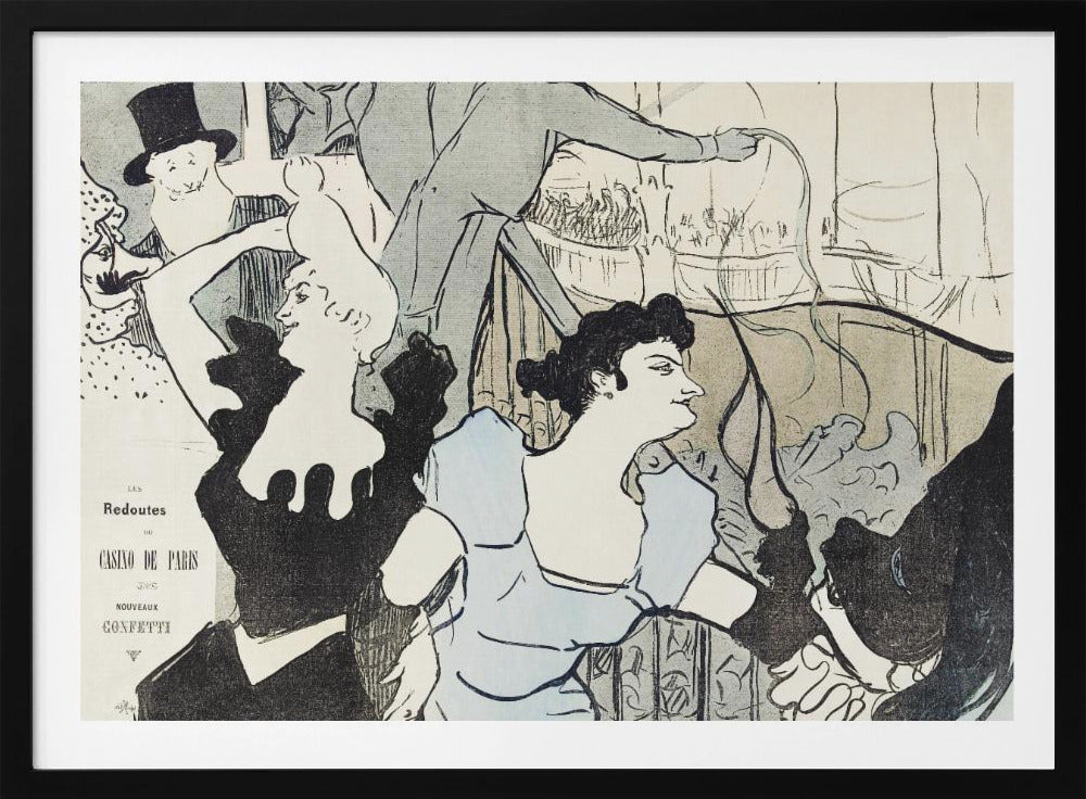 Les Reodutes Du Casino De Paris (1892) - Poster / Art Print