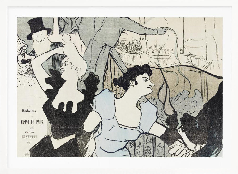 Les Reodutes Du Casino De Paris (1892) - Poster / Art Print