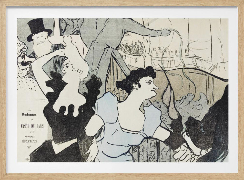 Les Reodutes Du Casino De Paris (1892) - Poster / Art Print