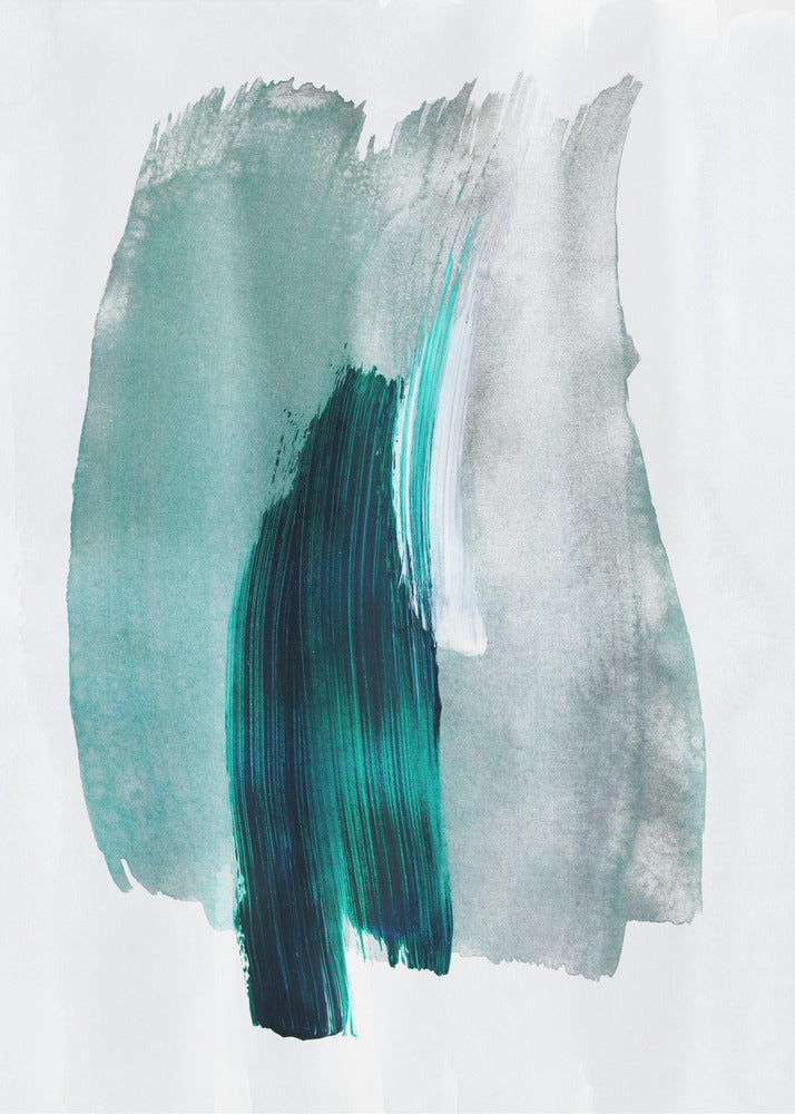 Abstract Brush Strokes 19 - Poster / Art Print