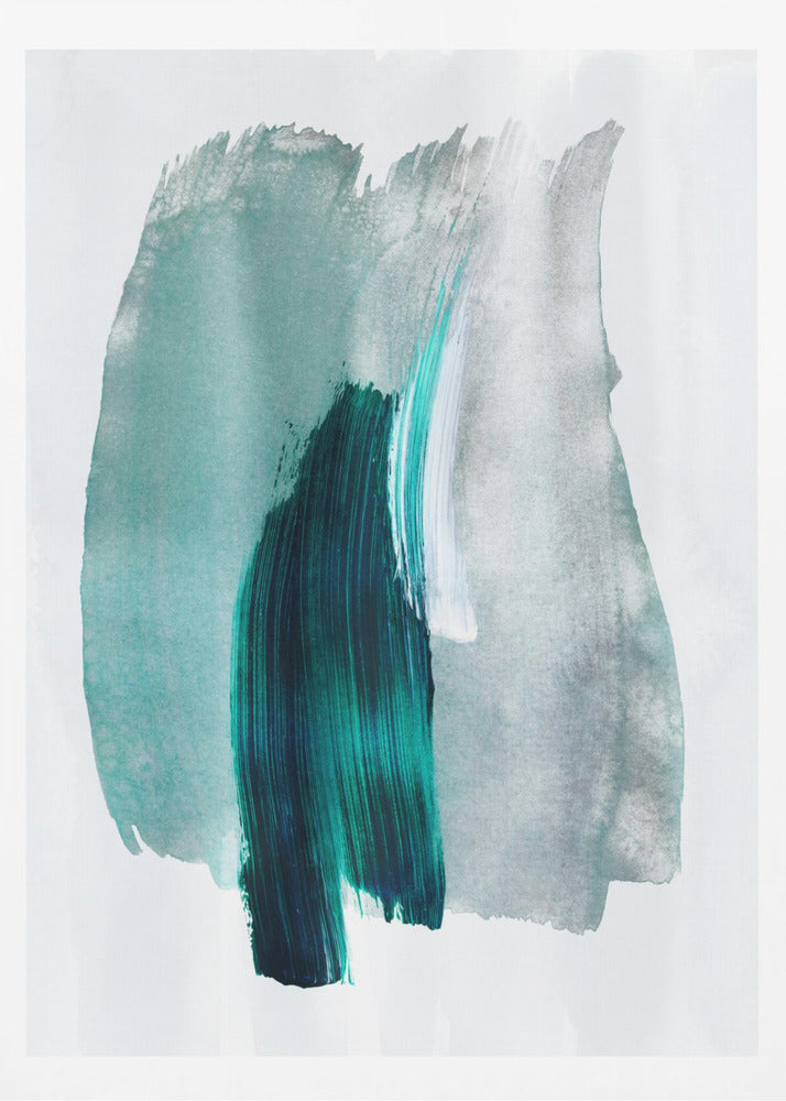 Abstract Brush Strokes 19 - Poster / Art Print