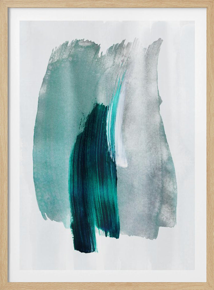 Abstract Brush Strokes 19 - Poster / Art Print