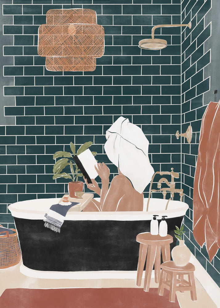 Bathroom Babe - Poster / Art Print