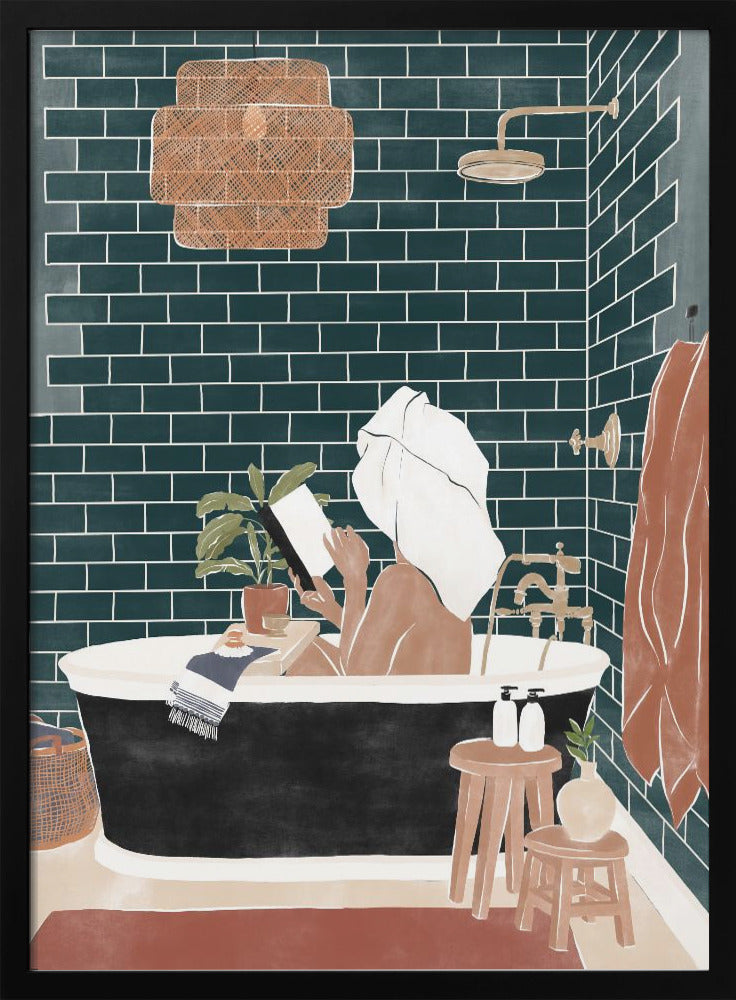 Bathroom Babe - Poster / Art Print
