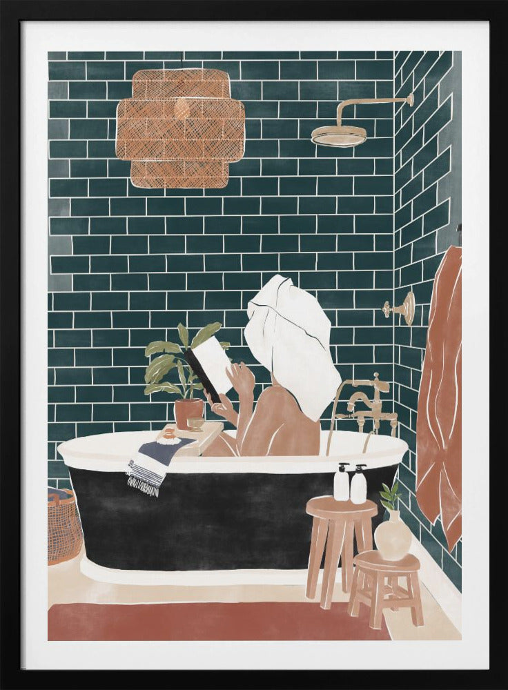 Bathroom Babe - Poster / Art Print