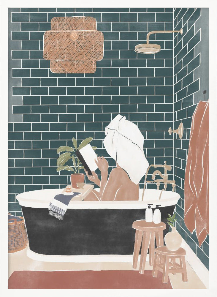 Bathroom Babe - Poster / Art Print