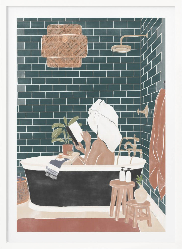 Bathroom Babe - Poster / Art Print