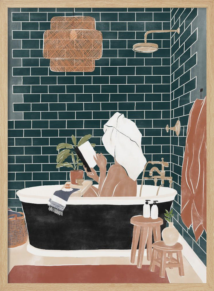 Bathroom Babe - Poster / Art Print