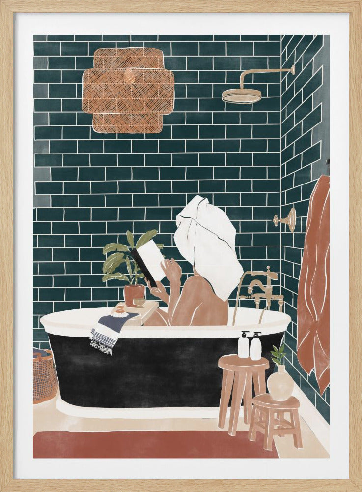 Bathroom Babe - Poster / Art Print
