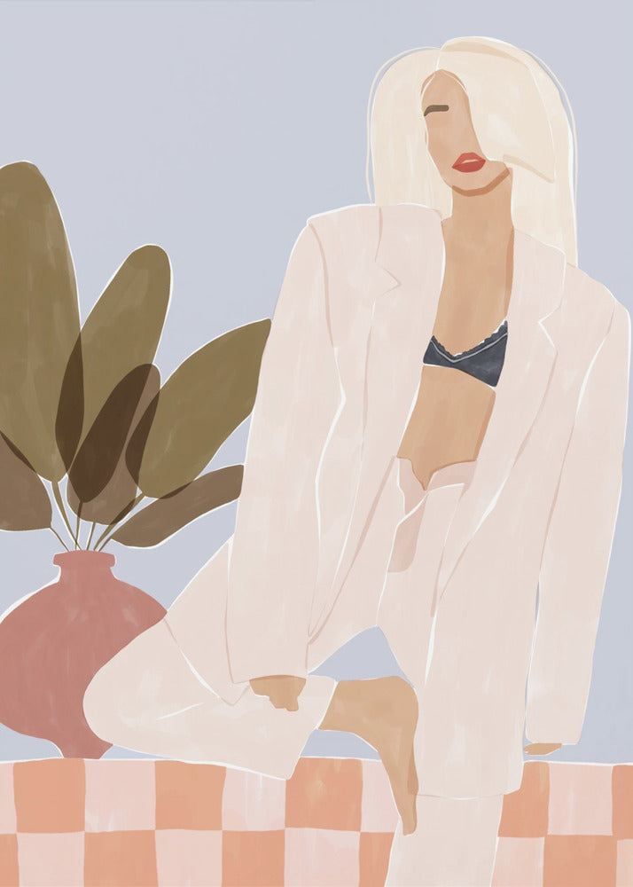 Too Lazy To Yoga - Poster / Art Print
