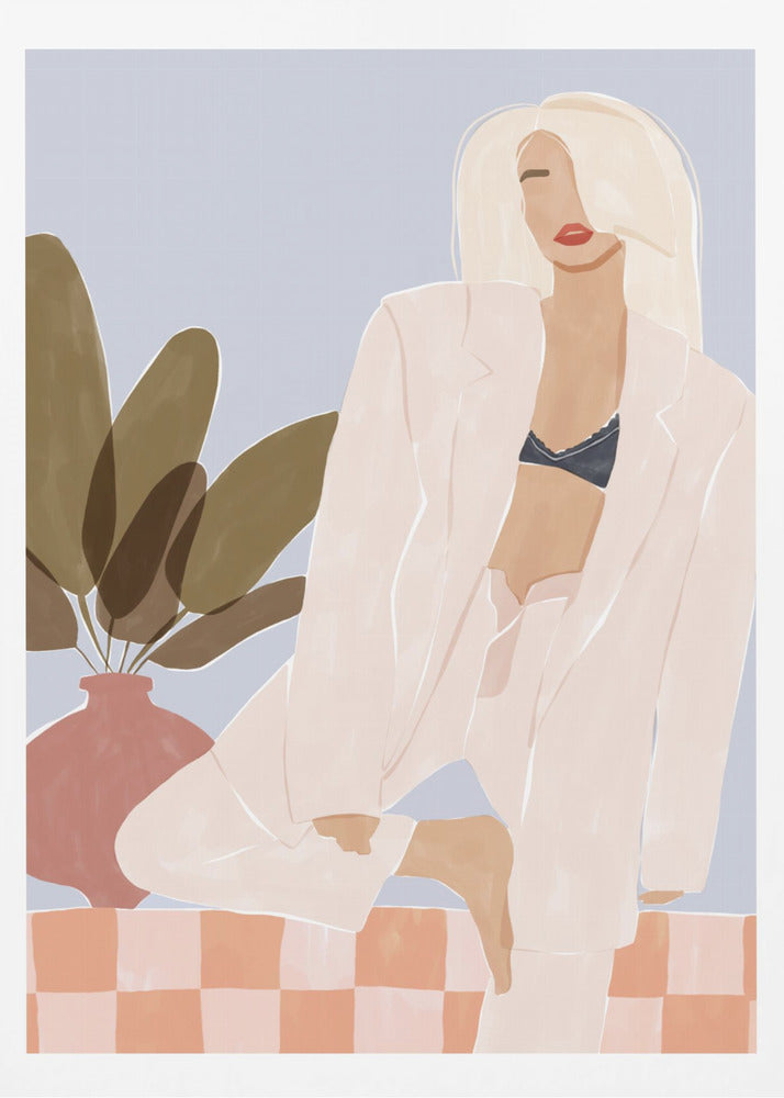 Too Lazy To Yoga - Poster / Art Print