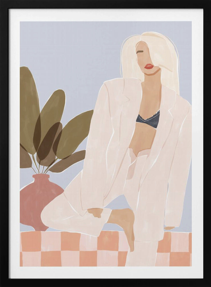 Too Lazy To Yoga - Poster / Art Print