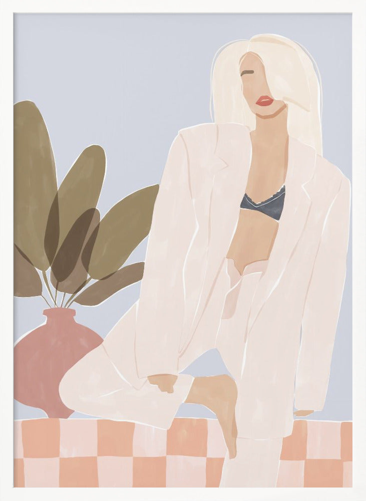 Too Lazy To Yoga - Poster / Art Print