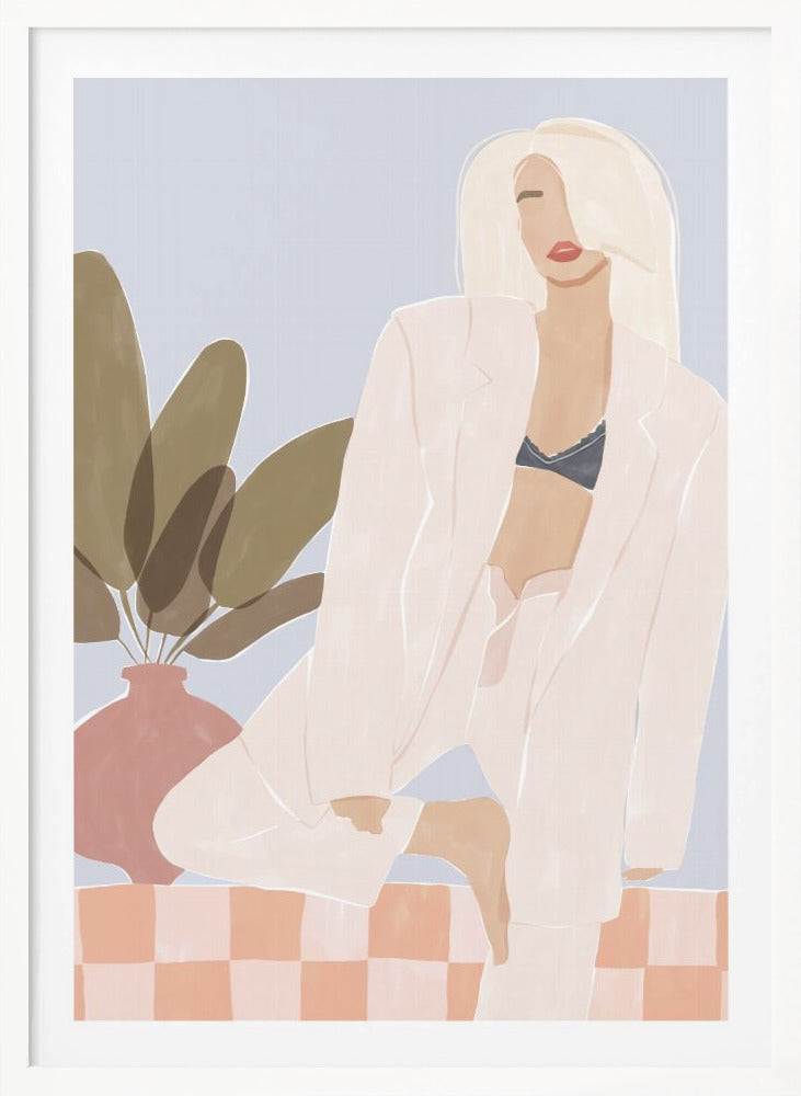 Too Lazy To Yoga - Poster / Art Print