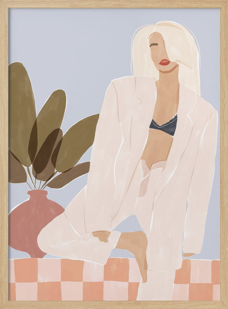 Too Lazy To Yoga - Poster / Art Print