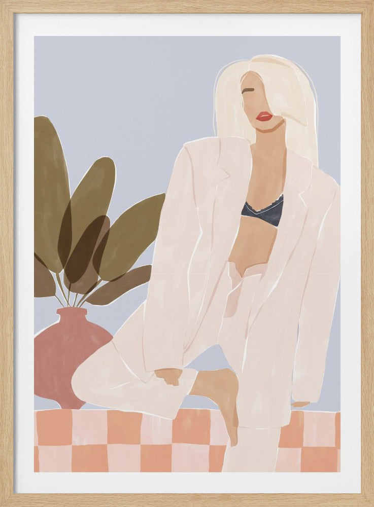 Too Lazy To Yoga - Poster / Art Print