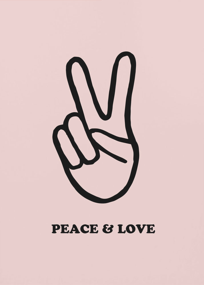 Peace & Love - Poster / Art Print