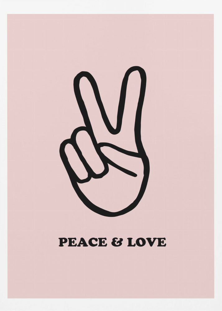 Peace & Love - Poster / Art Print
