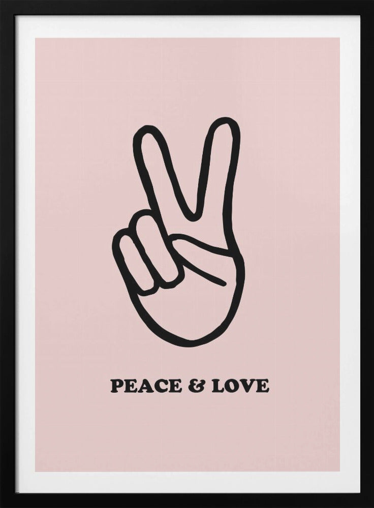 Peace & Love - Poster / Art Print